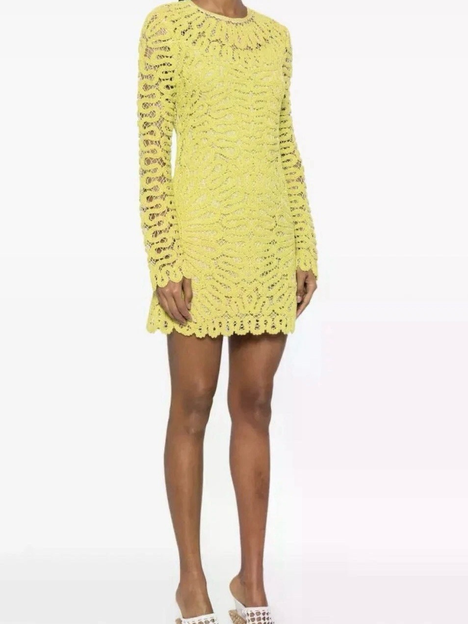 Simkhai Mccall Cage Crochet Mini Dress
